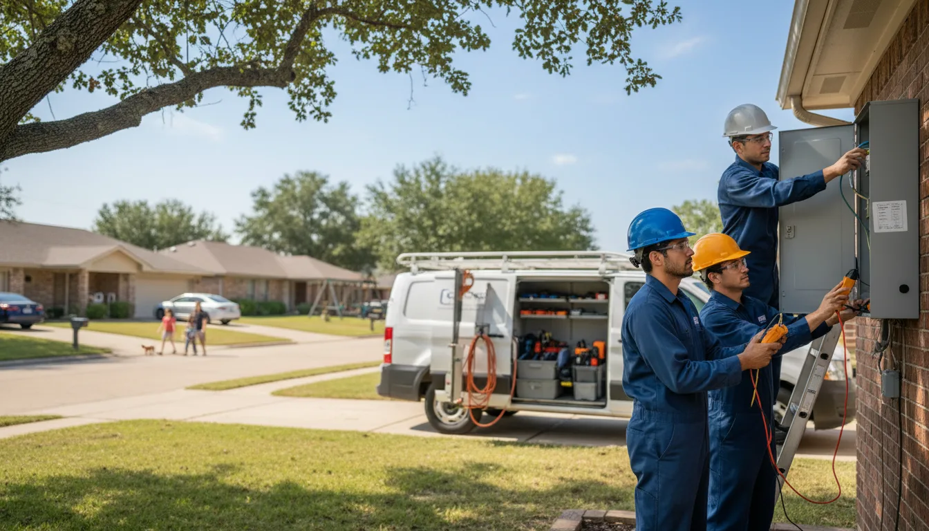 Certified electrician providing emergency electrical services in Onekama, MI